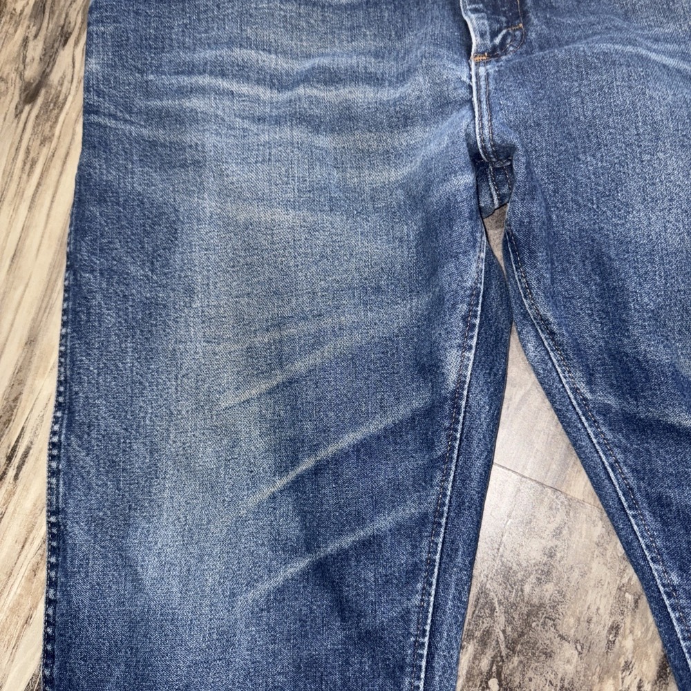 Wrangler Jeans Men's 40X36 Blue Denim Cowboy Cut Rodeo Distressed 47MWZPW - Picture 8 of 13